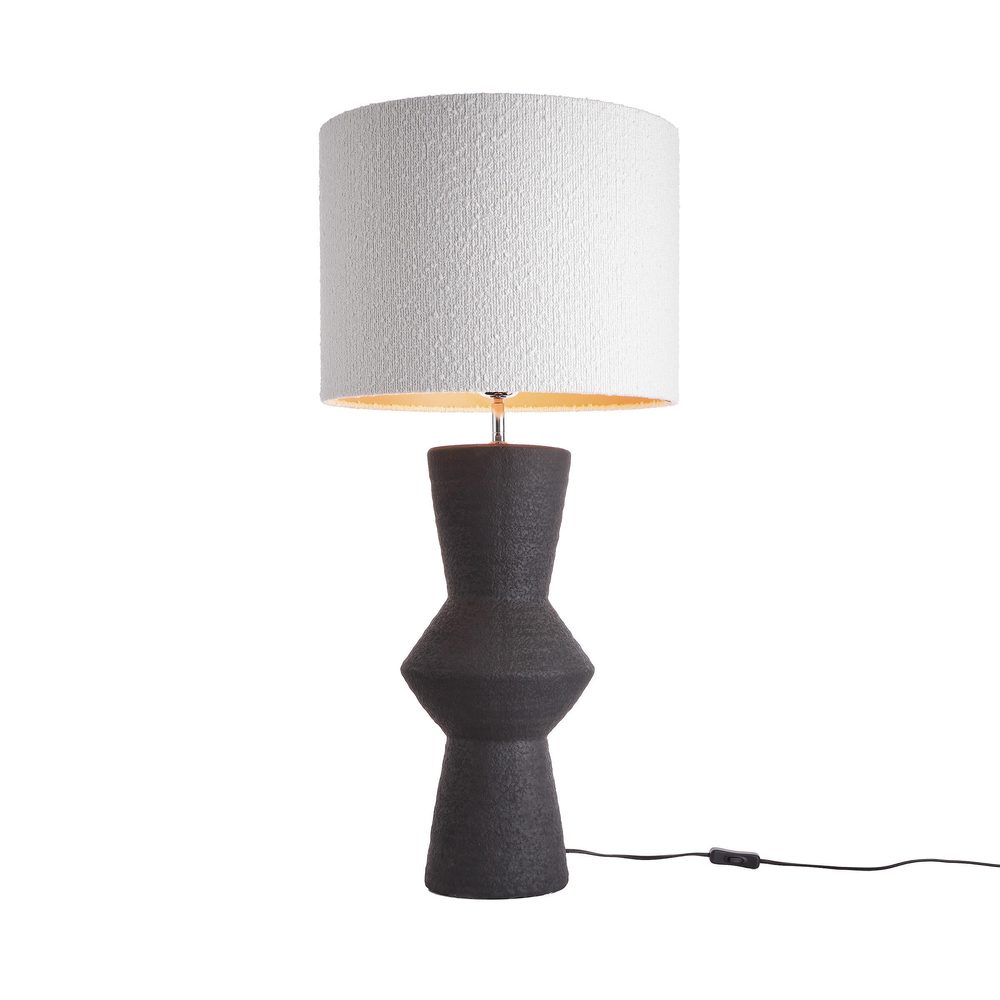 FREJA Stolní lampa 85 cm - černá/bílá