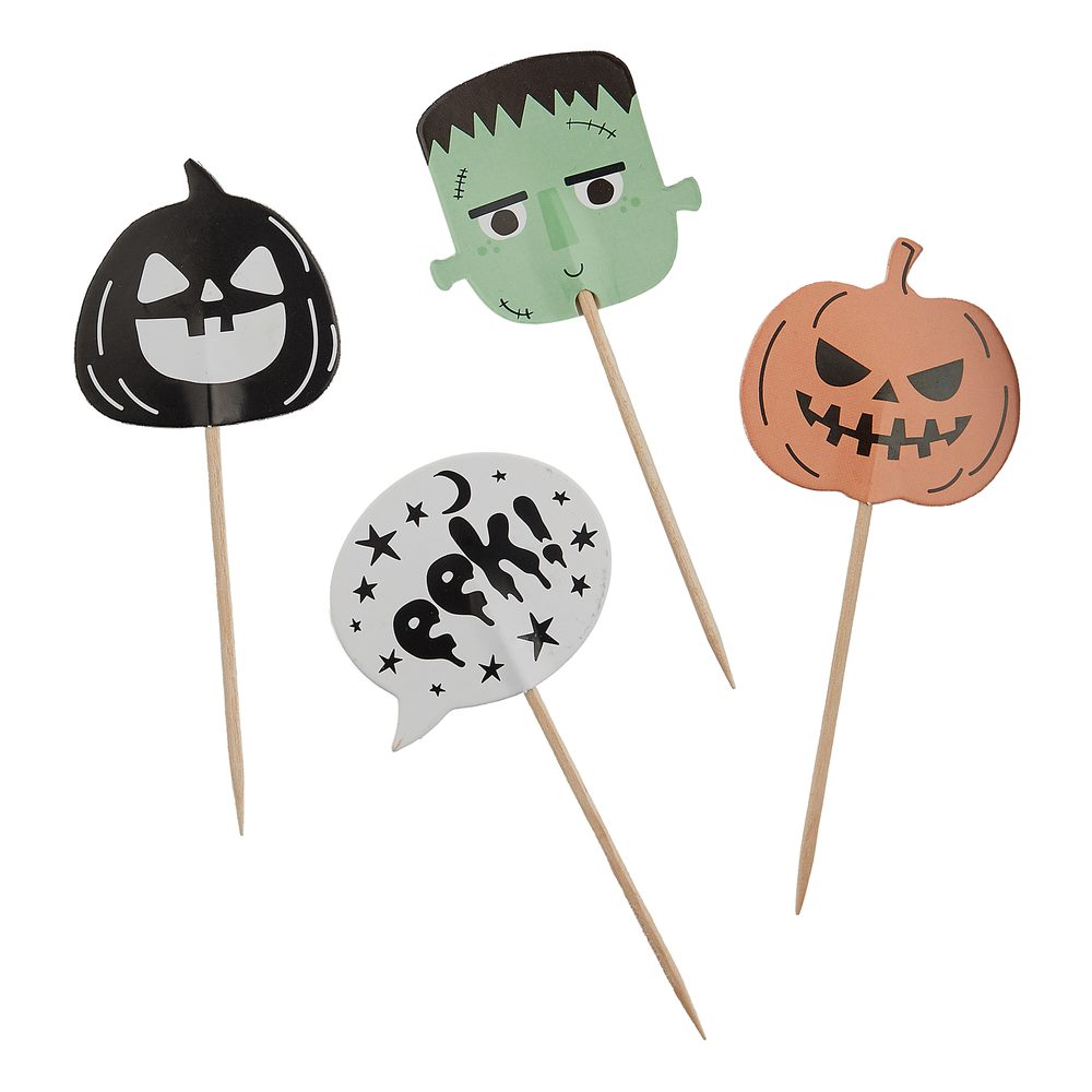 HALLOWEEN Dekorace na cupcake 48 ks