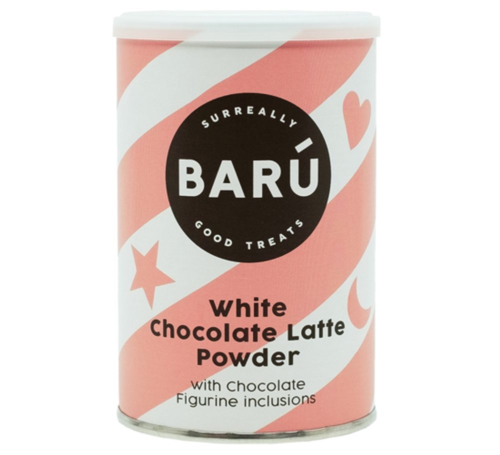 Fotografie BARÚ Bílá čokoláda Latte instantní 250 g