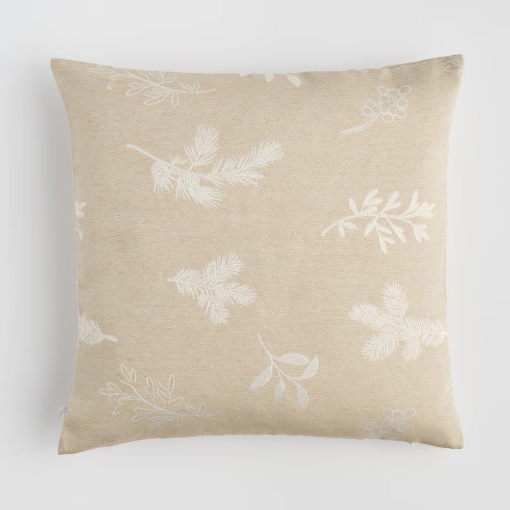 HOME & YOU Povlak na polštář žakárový 45 x 45 cm - béžová