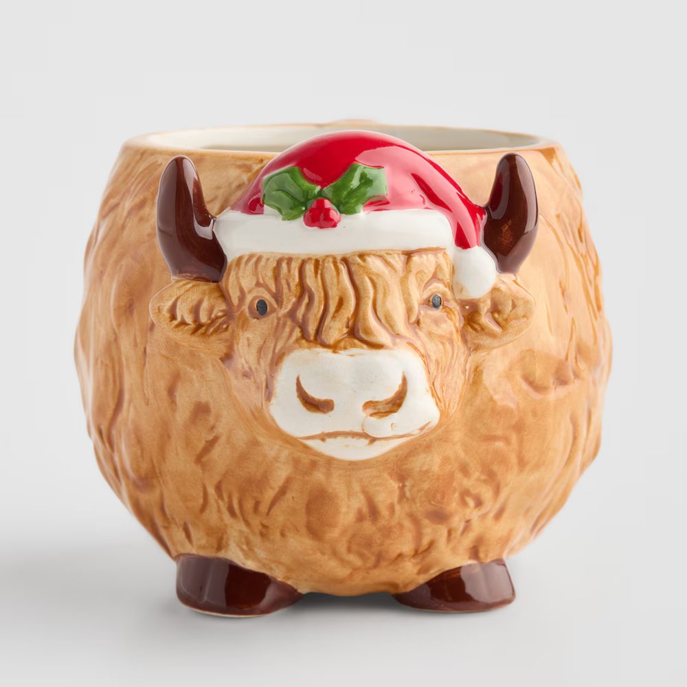 Fotografie HOME & YOU Hrnek vánoční býk 510 ml