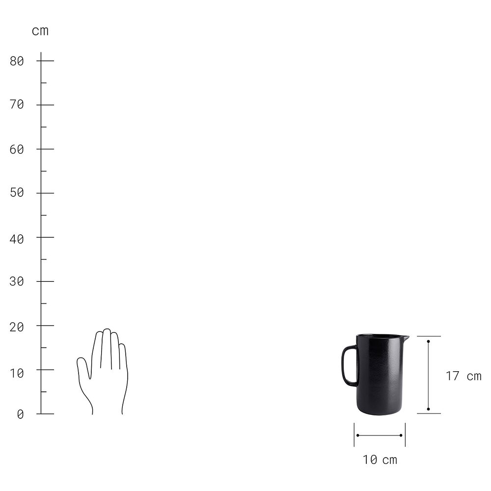 CASA NOVA Džbán 1100 ml - černá (obrázek 7)