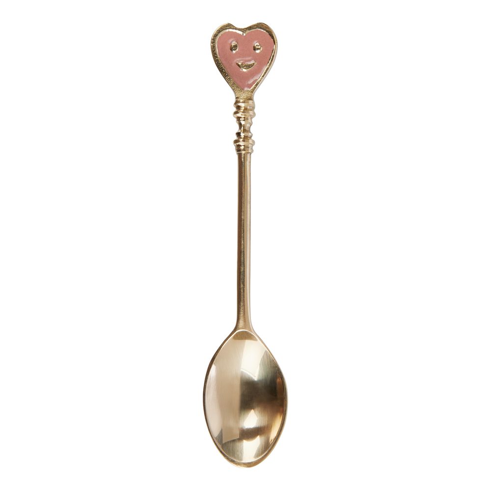 HAPPY SPOON Lžička srdce - zlatá