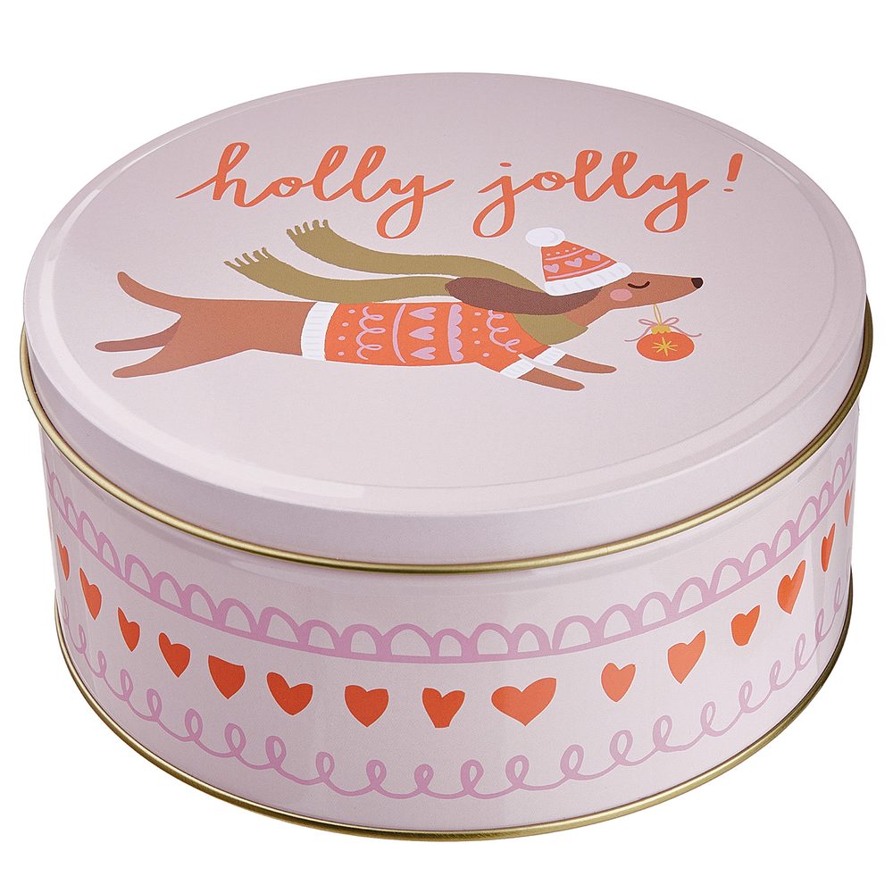 COOKIE JAR Dóza kulatá jezevčík 16,7 cm