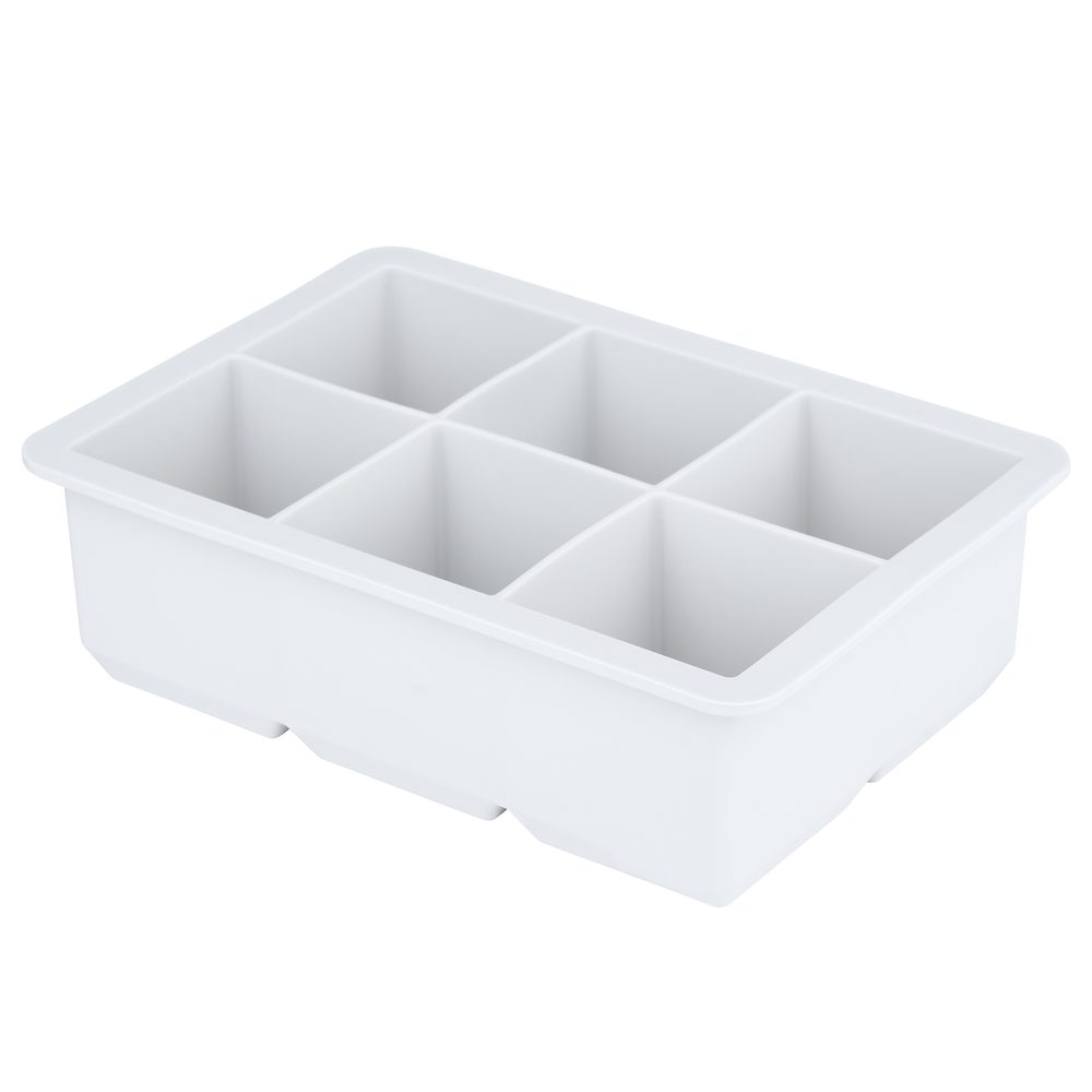 COOL DOWN Tvořítka na led velké krychle - sv. šedá