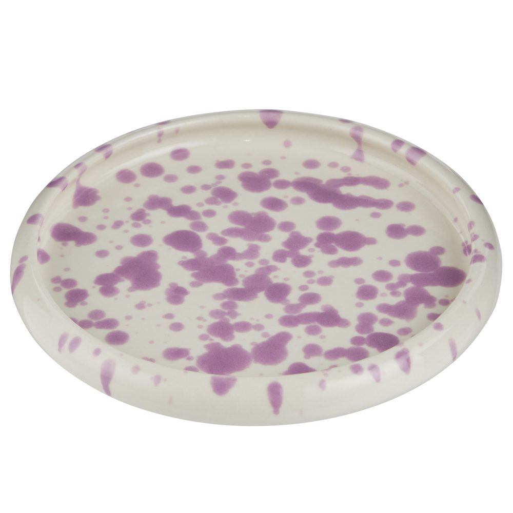 BOOGY SPLASH Talíř 12 cm - fialová