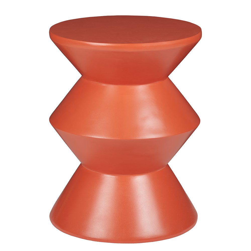 Levně PIECES Odkládací stolek 35 cm - červená