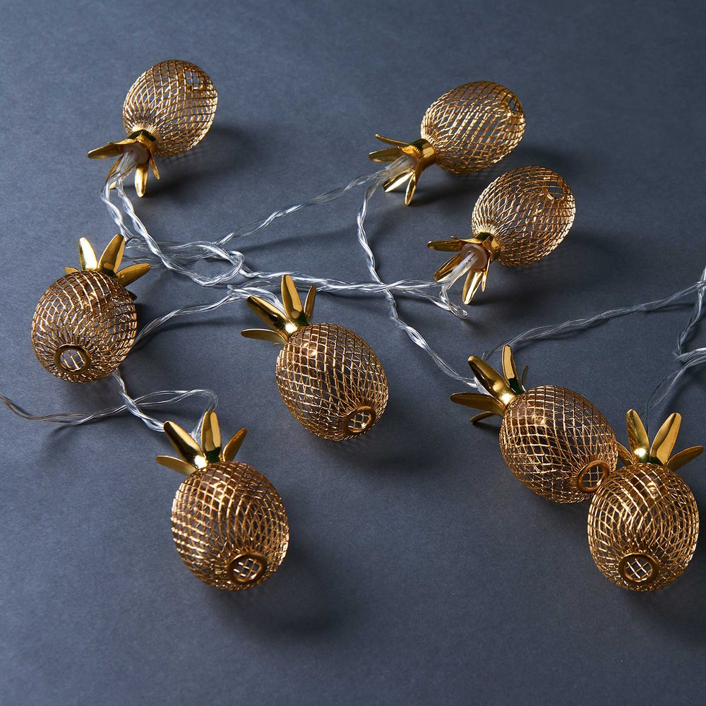 MIAMI Světelný LED řetěz s USB ananas 10 světel (obrázek 4)