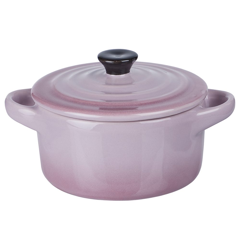 C'EST SI BON Mini zapékací miska s pokličkou kulatá - fialová