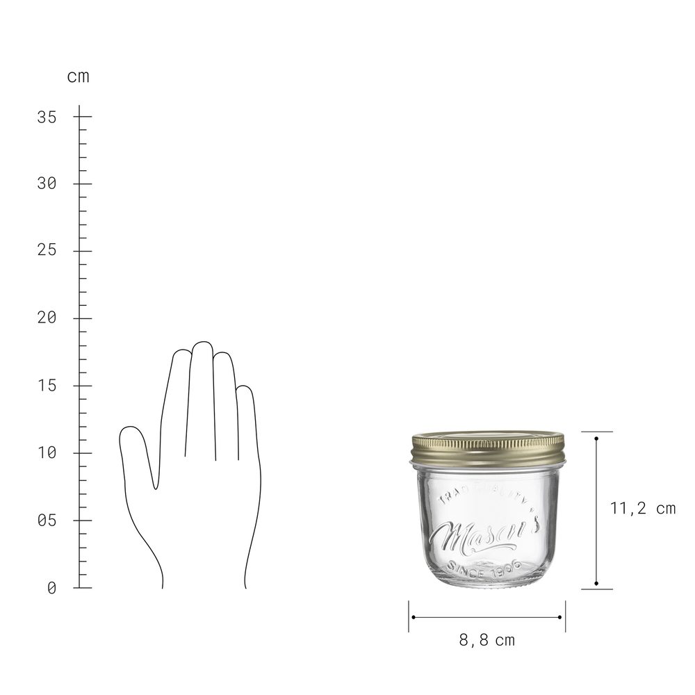 MASON'S Zavařovací sklenice 220 ml (obrázek 6)