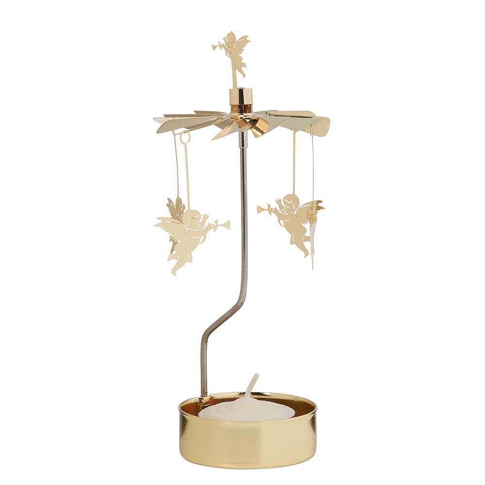 MERRY-GO-ROUND Kolotoč na čajovou svíčku anděl