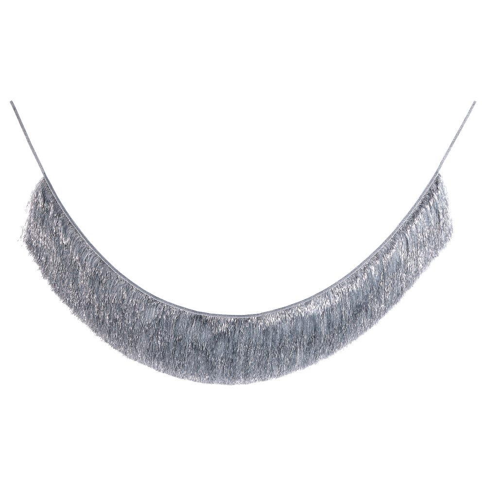 BANNER DAY Girlanda z třásní 2 m - stříbrná