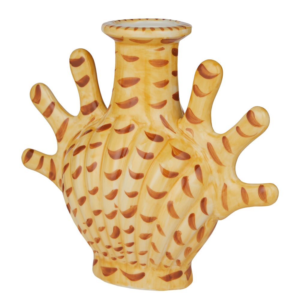 Levně CORAL COAST Váza 18 cm - žlutá