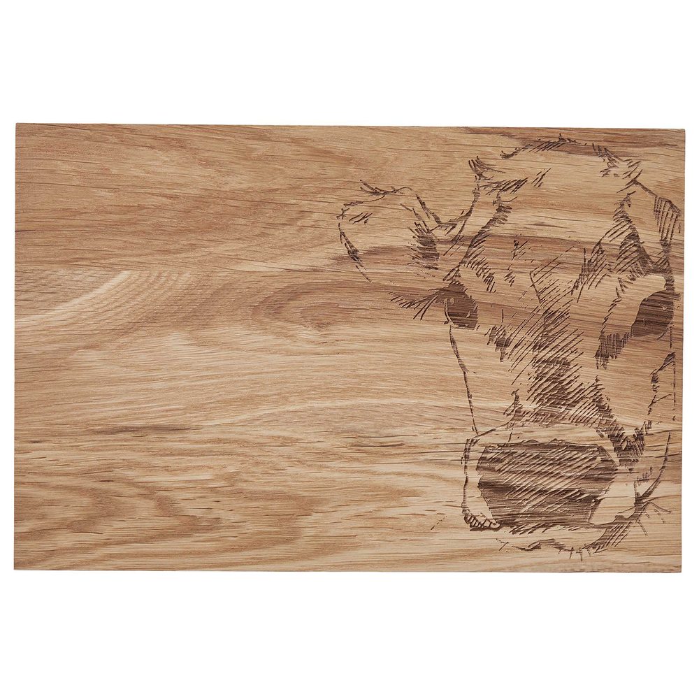 ALPINE LODGE Snídaňové prkénko kráva 30 x 20 cm