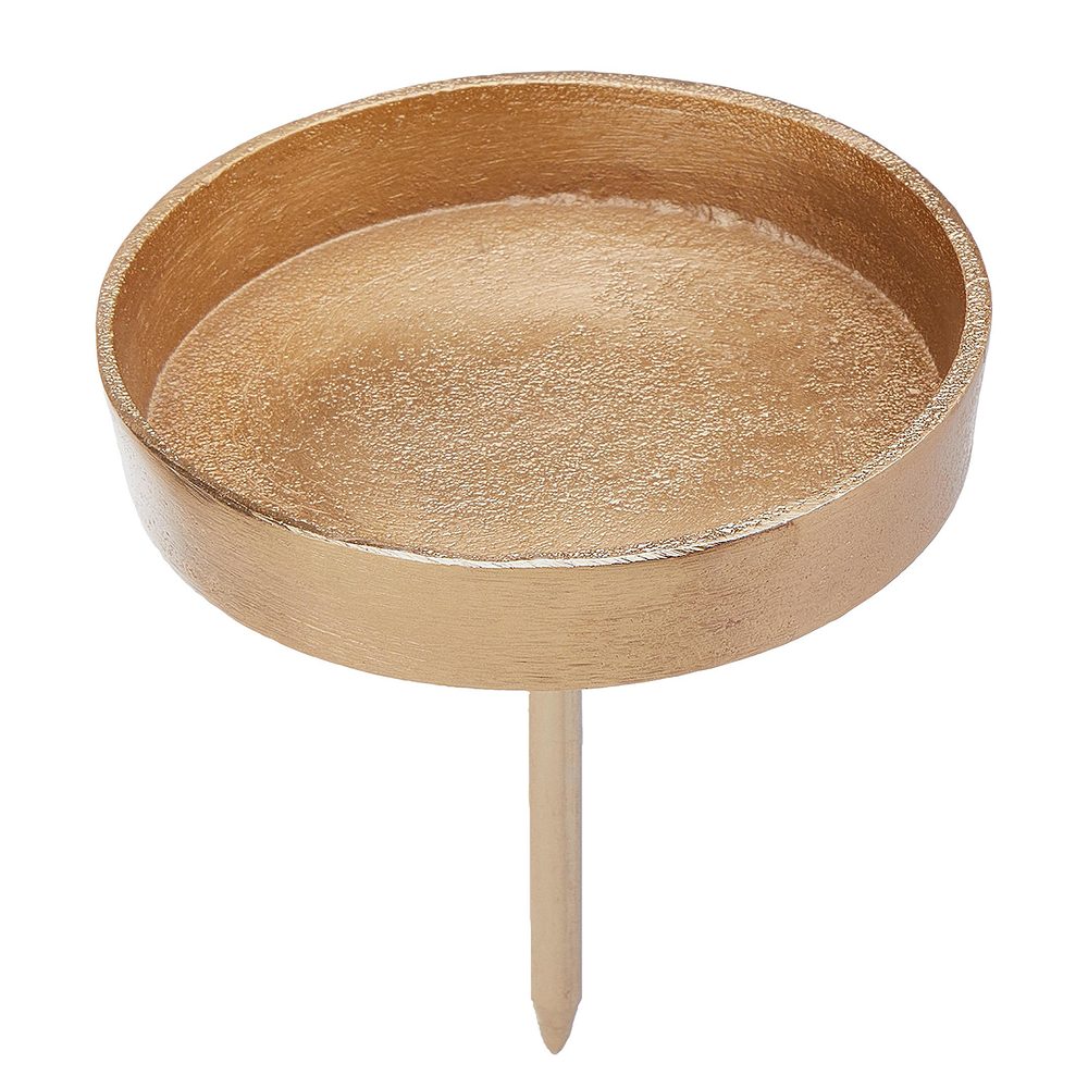 ADVENT Bodec na svíčku 8 cm - zlatá