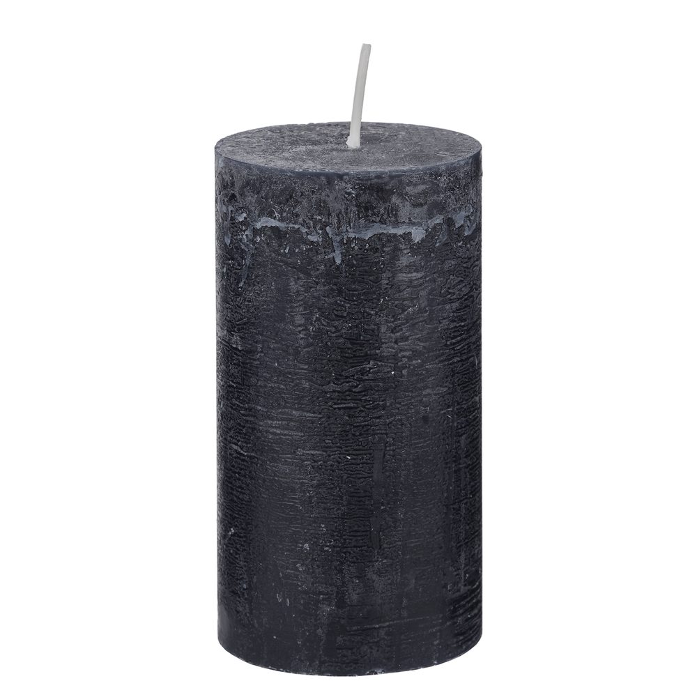 RUSTIC Svíčka 13 cm - černá