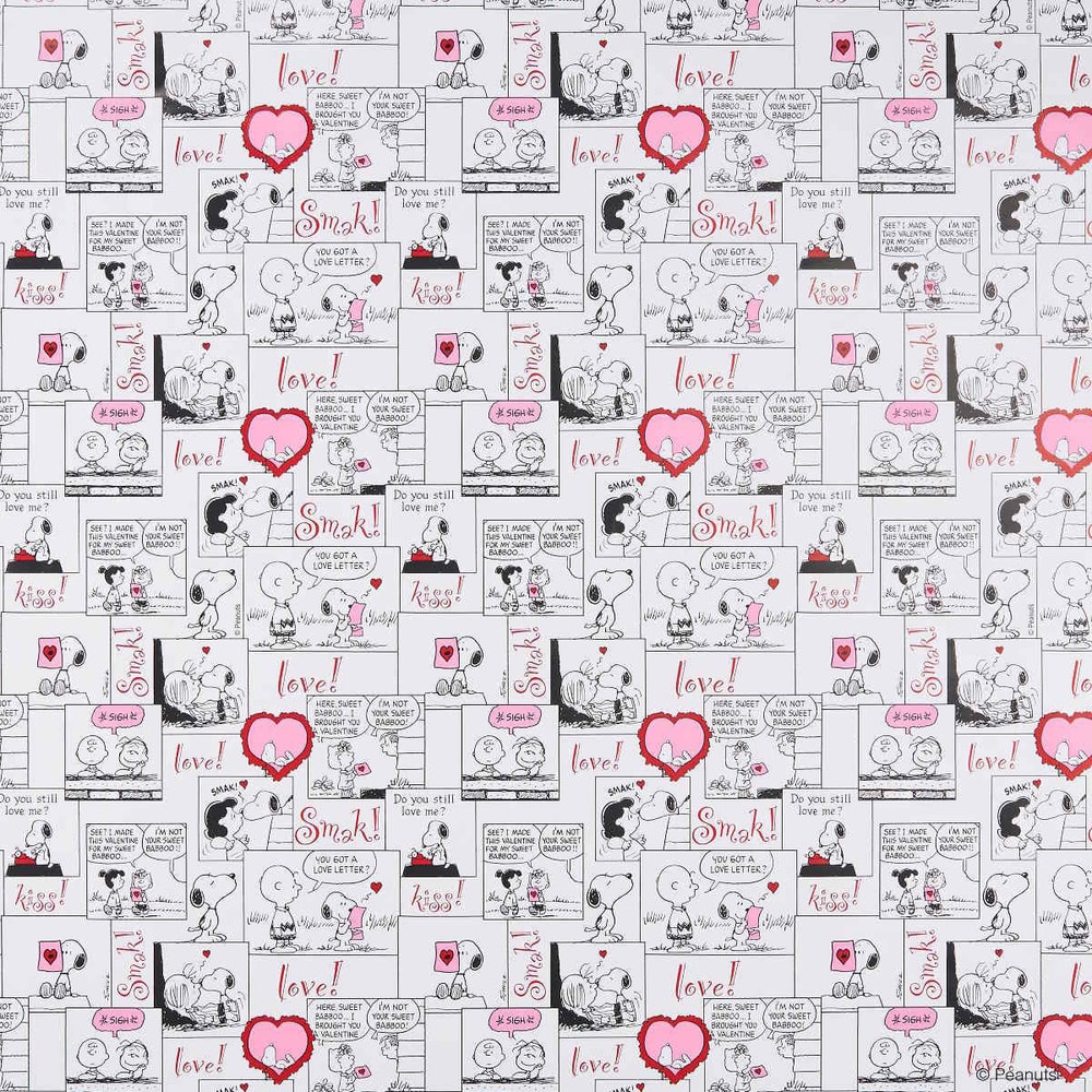 PEANUTS Balicí papír Snoopy Comic Love