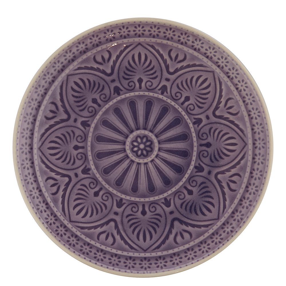 SUMATRA Talíř 21 cm - fialová