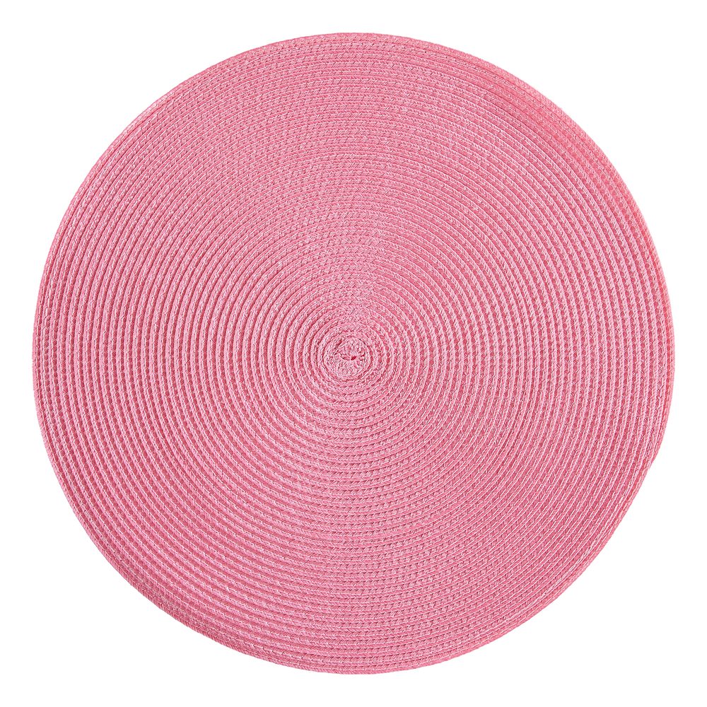 Levně AMBIENTE Prostírání kulaté 38 cm - sv. růžová