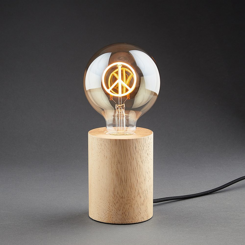 STILO Stolní lampa dřevěná kulatá 11 cm (obrázek 3)