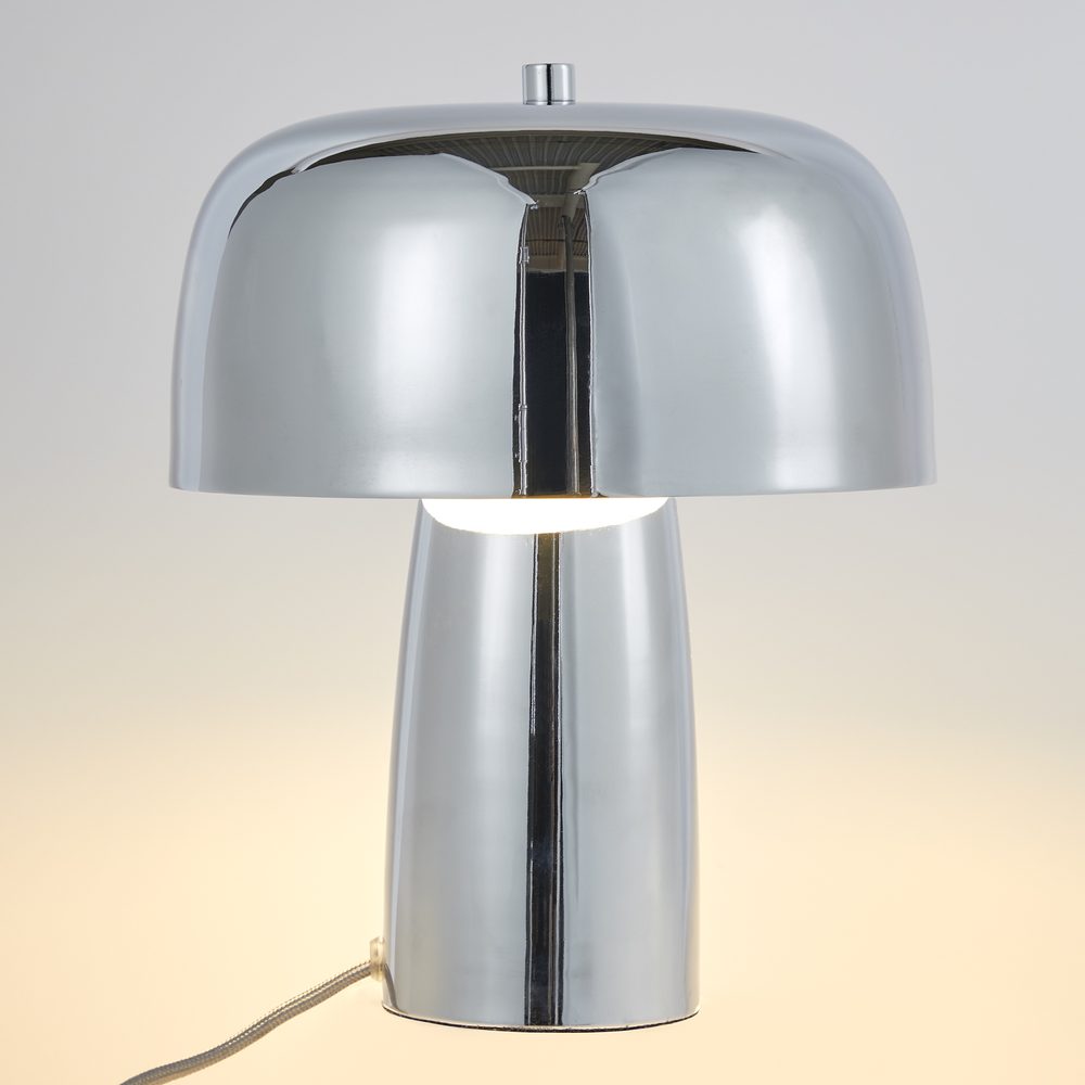 LOOMY Stolní lampa - stříbrná