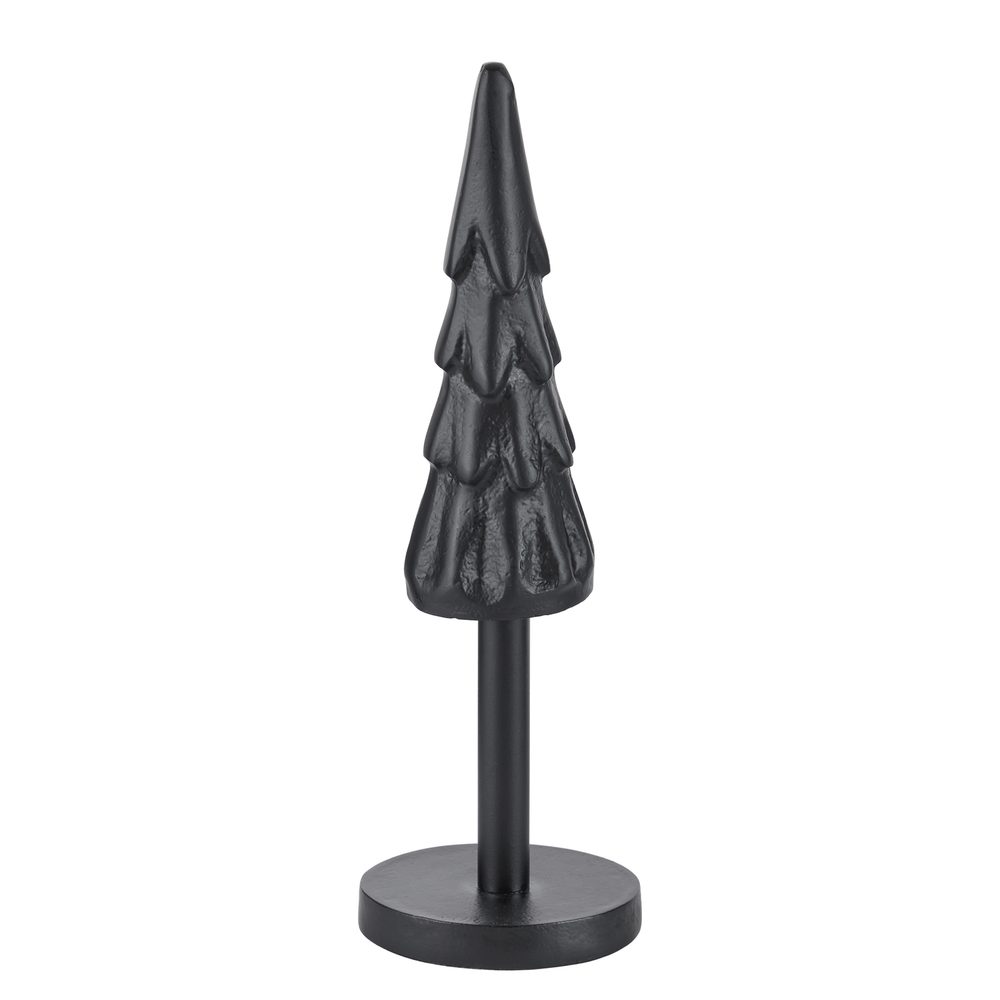 X-MAS Dekorační jedle kovová 25 cm - černá