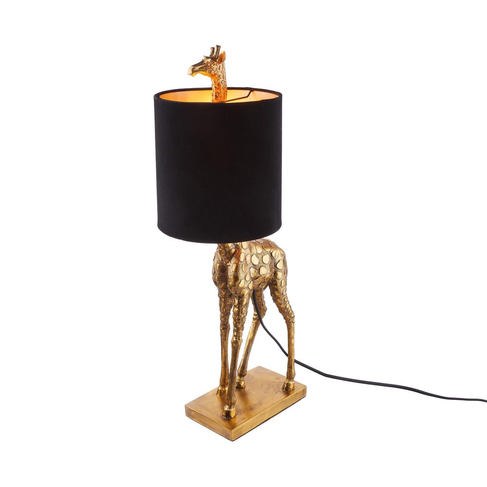 Fotografie RAFFA Stolní lampa žirafa - zlatá