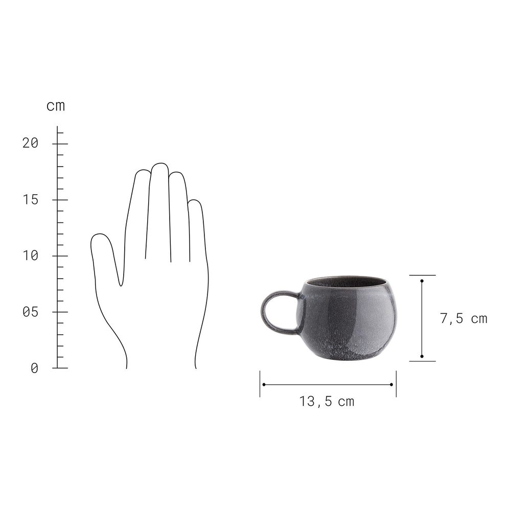 COTTAGE Hrnek 350 ml - tm.modrá (obrázek 5)