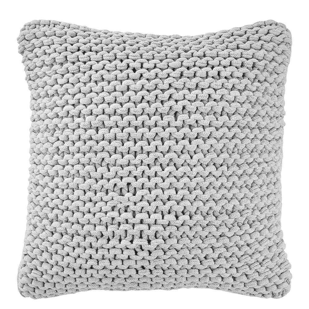 Fotografie SOFT NEEDLE Polštář 50 x 50 cm - sv. šedá SOFT NEEDLE A1:P38451