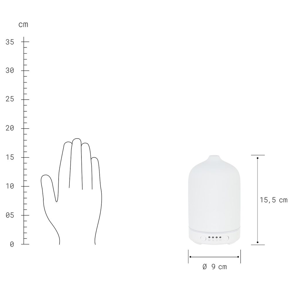 CLOUD NINE Aroma difuzér - bílá (obrázek 8)