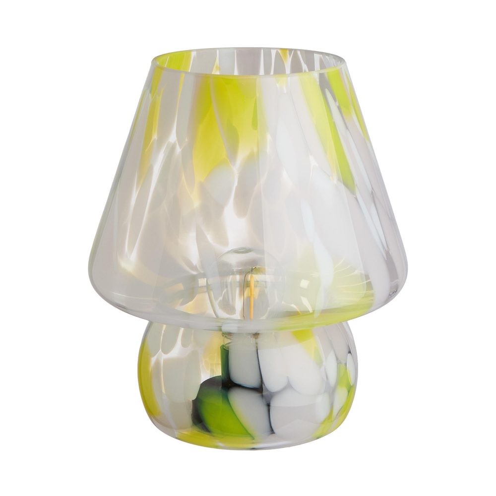 Fotografie MISS MARBLE LED Lampa 20,5 cm - žlutá/růžová