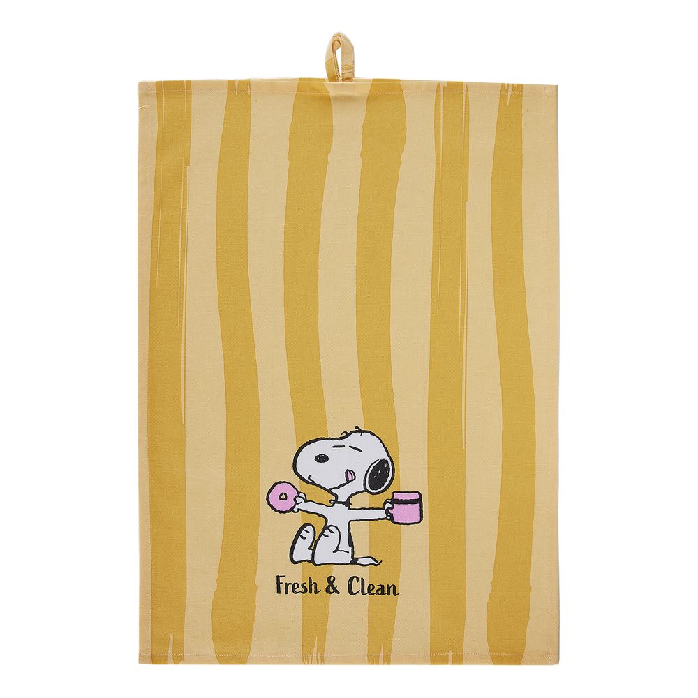 PEANUTS Utěrka "Fresh & Clean" - žlutá