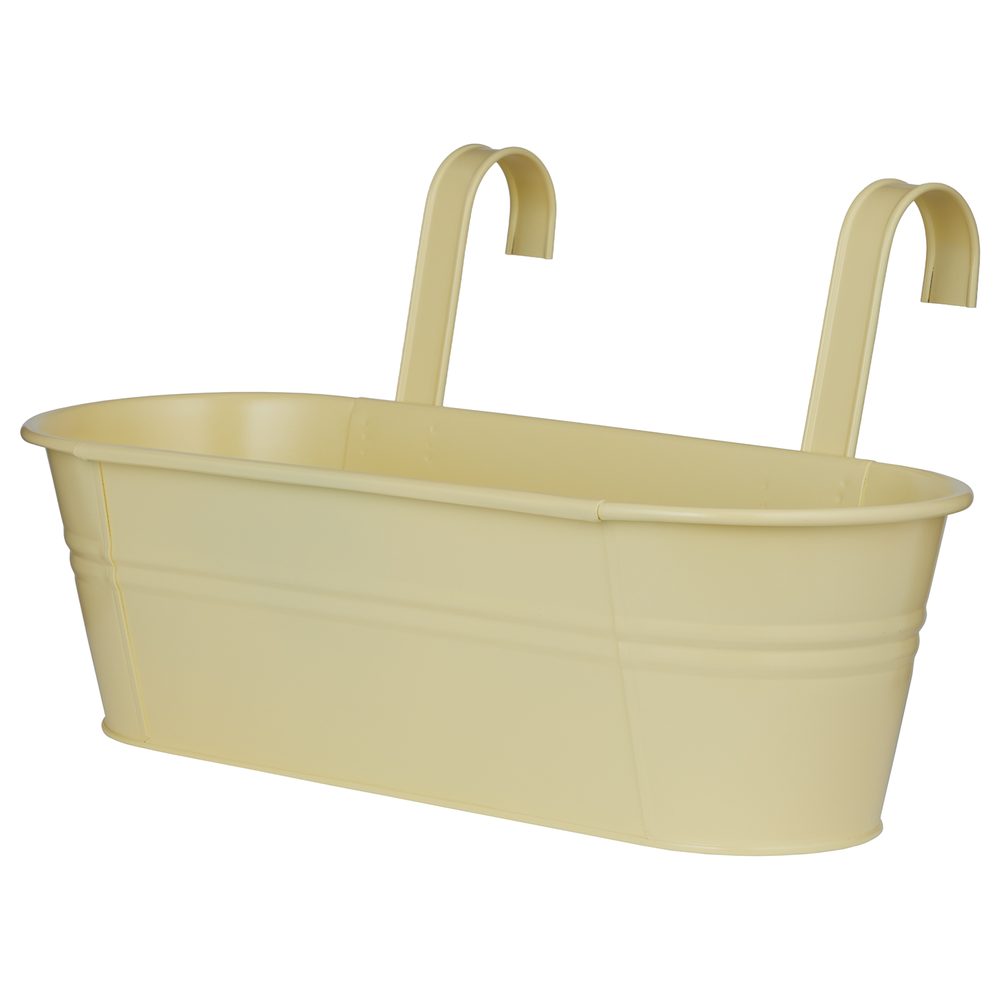 ZINC Truhlík k zavěšení 50 cm - sv. žlutá