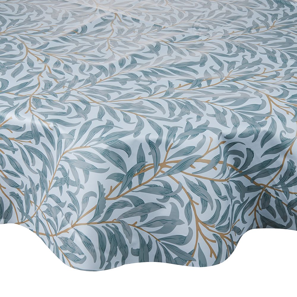 Levně WATERPROOF Ubrus omyvatelný modrá vrba kulatý 140 cm
