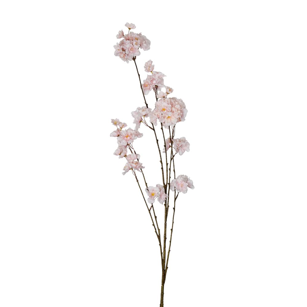 FLORISTA Větvička kvetoucí broskvoň 116 cm - růžová
