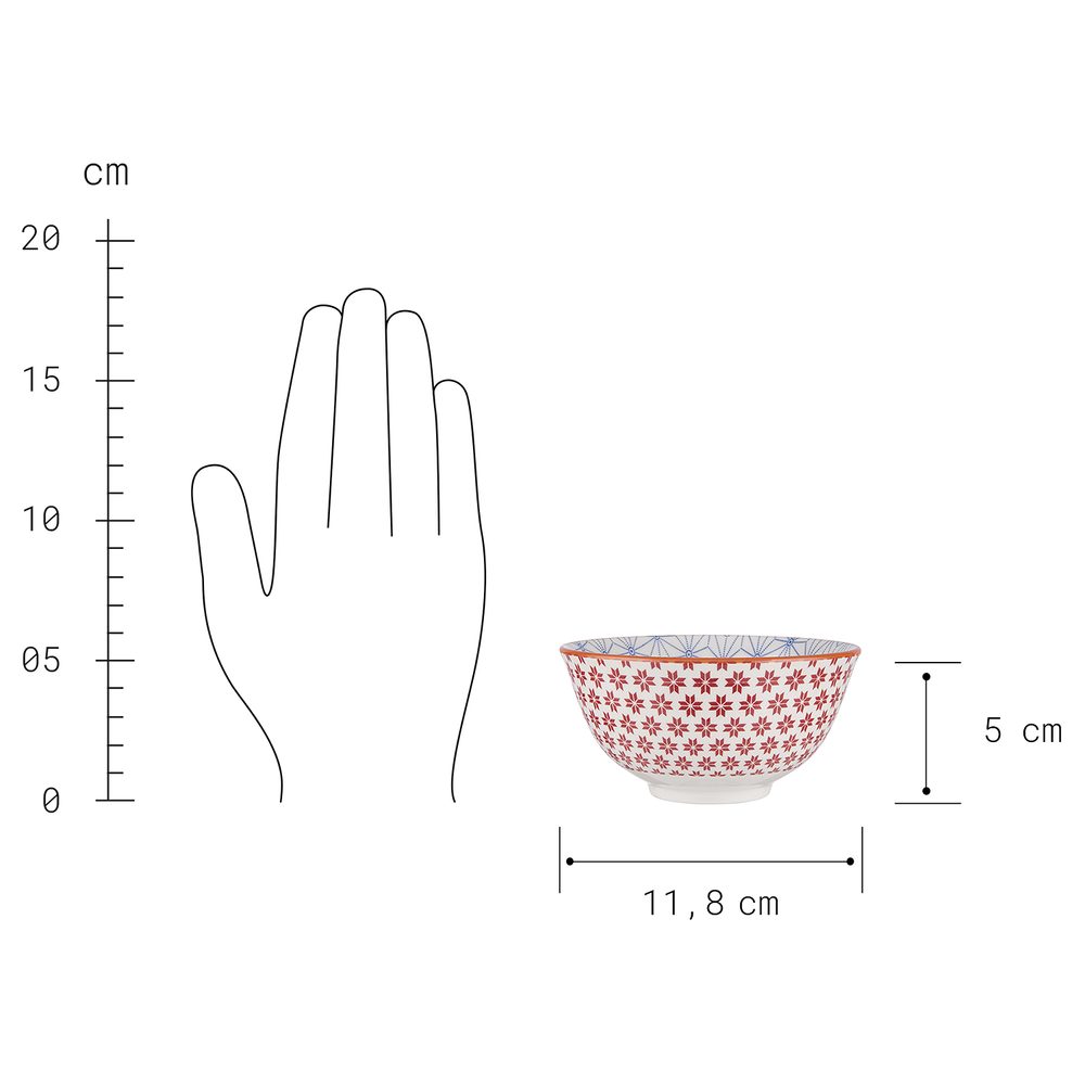 ORNAMENTS Miska 240 ml - červená (obrázek 4)