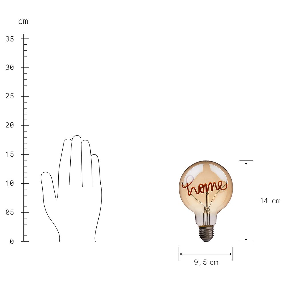 BRIGHT LIGHT LED Lampa "Home" 9,5 cm (obrázek 4)