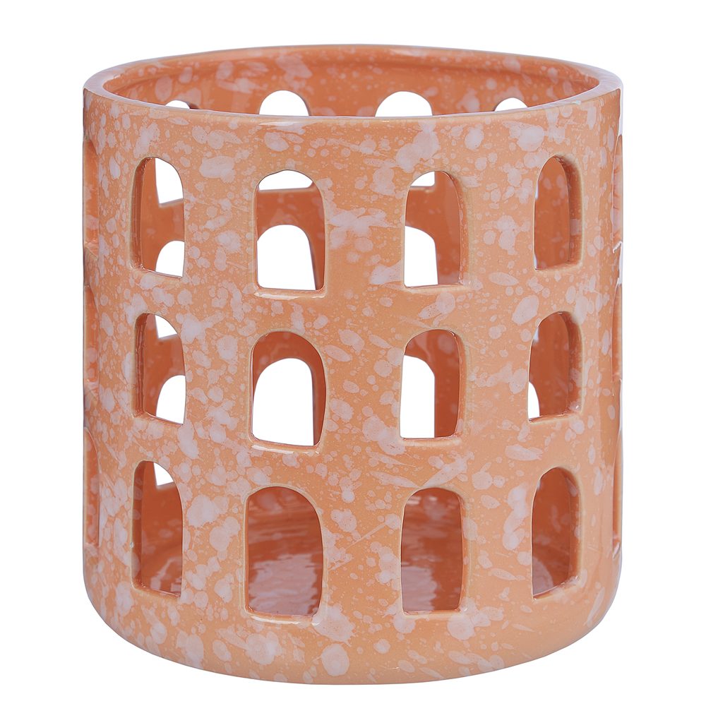 SUNDOWN Lucerna 15 cm - oranžová