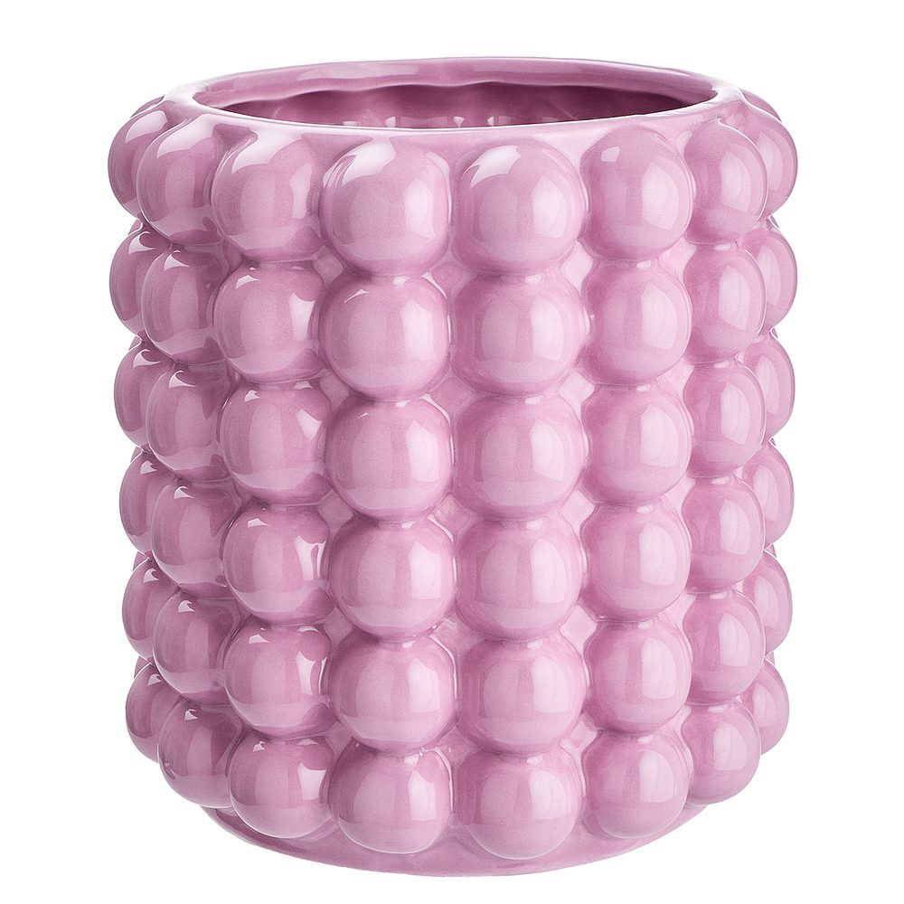 Fotografie BUBBLE Květináč 15 cm - růžová