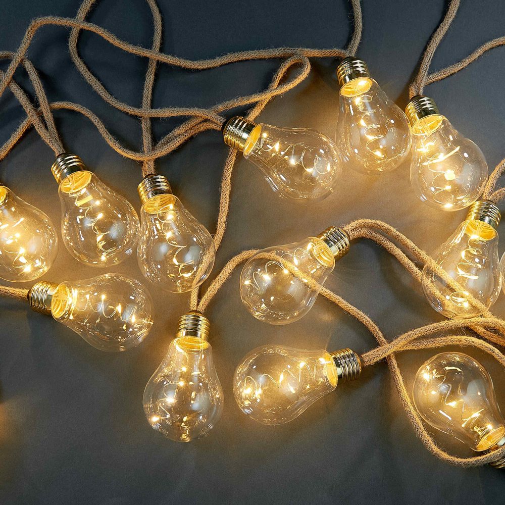 BULB LIGHTS Světelný řetěz žárovky 15 světel