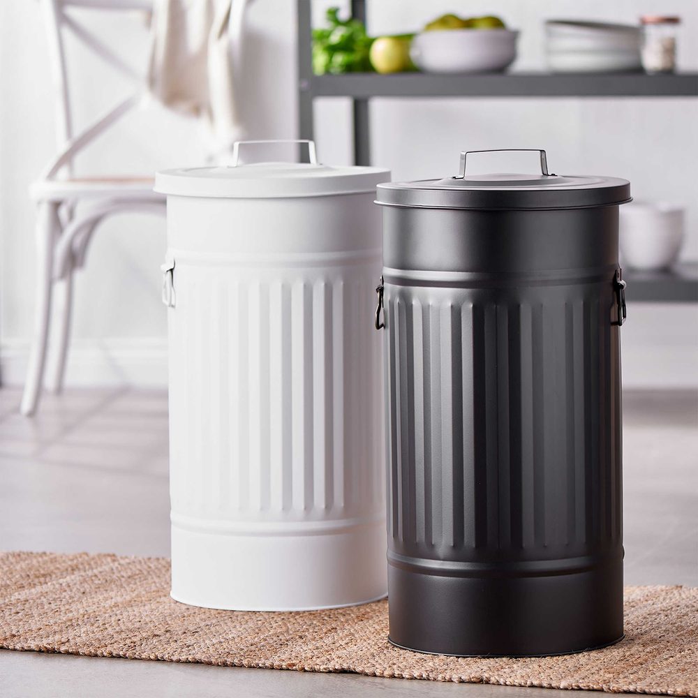 ZINC Odpadkový koš "Oskar" 40 l - černá (obrázek 3)