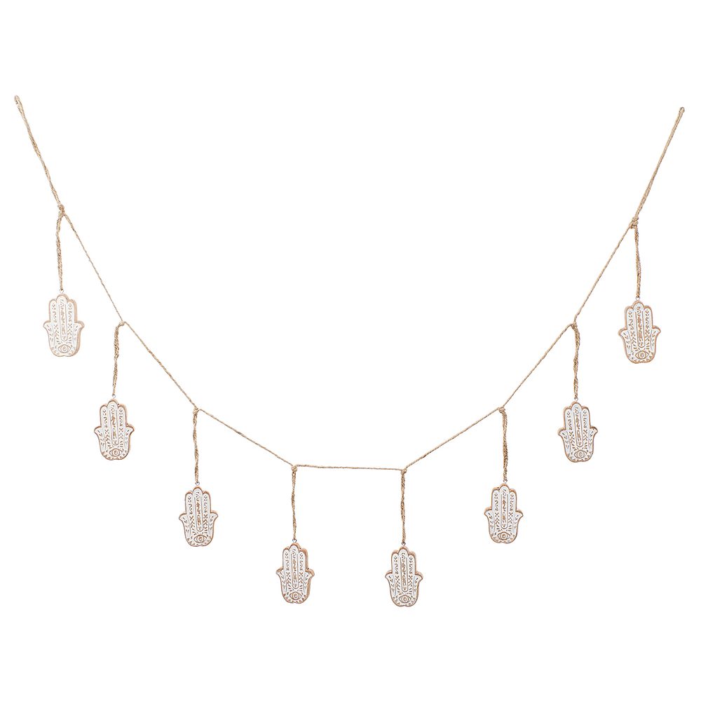 Fotografie FATIMA Girlanda z mangového dřeva 150 cm