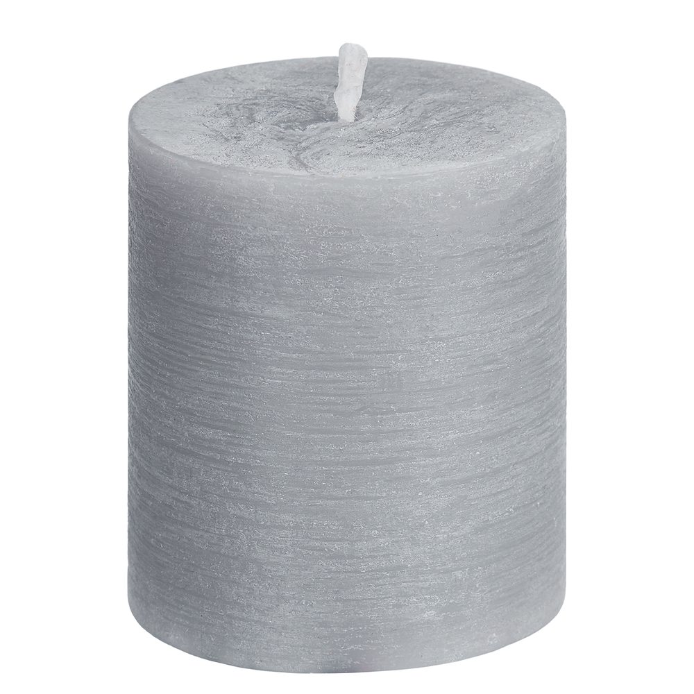 RUSTIC Svíčka 8 cm - šedá