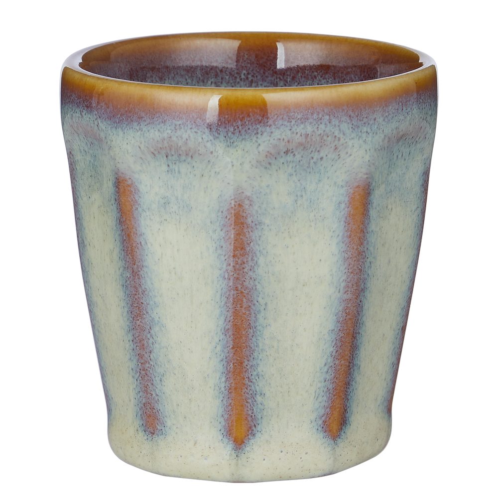 BERGAMO Hrnek na espresso 65 ml - šedohnědá