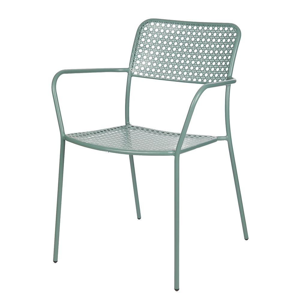 NOVÁ zahradní židle TWIST s područkami, šalvějová