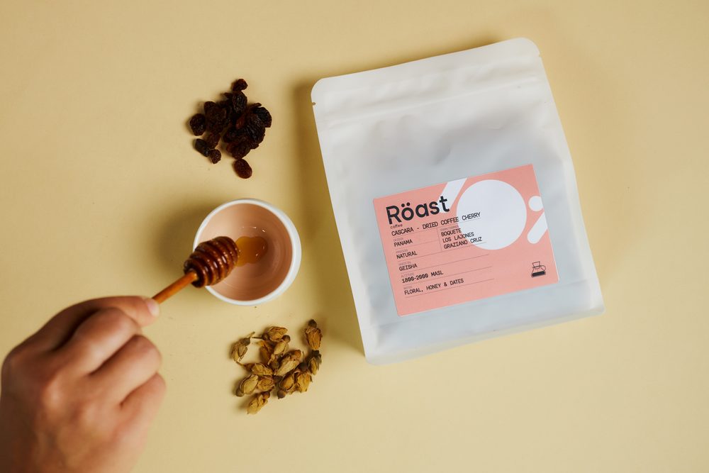 RÖAST Cascara sušené slupky kávových třešní "Cascara Panama" 100 g