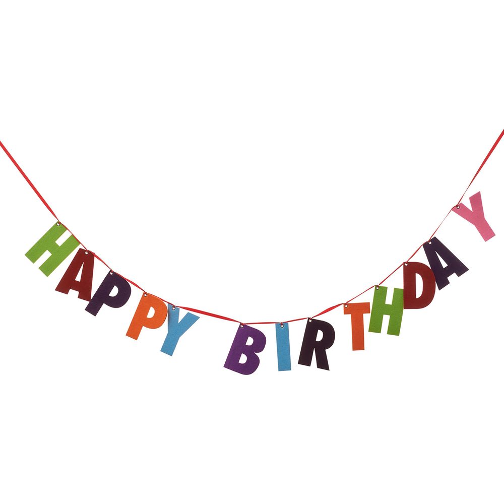 Fotografie PARTY Girlanda "Happy Birthday"
