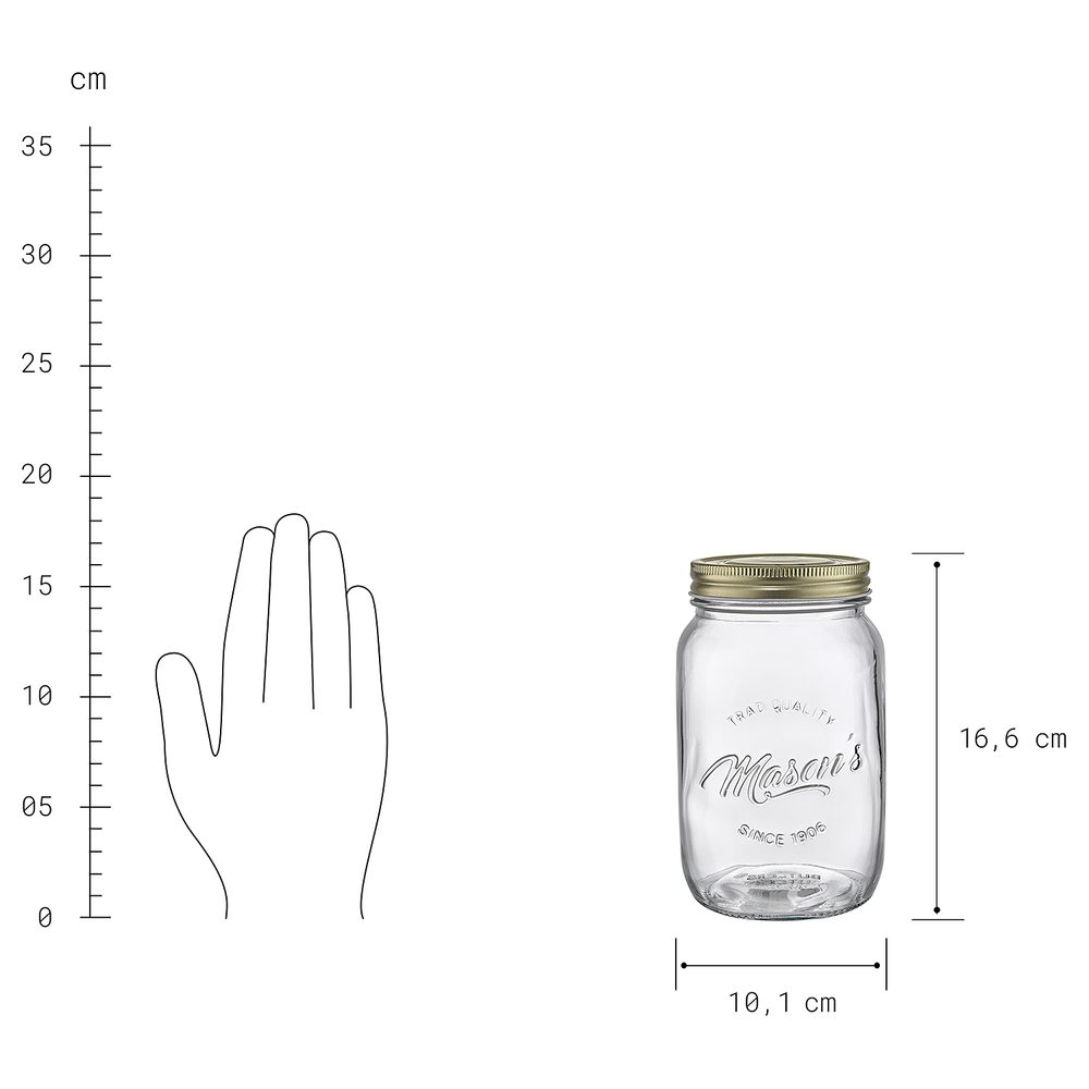 MASON'S Zavařovací sklenice 1 l (obrázek 7)