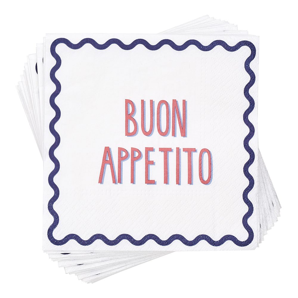 APRÈS Papírové ubrousky "Buon Appetito"