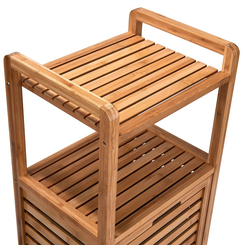BIG BAMBOO Regál s košem na prádlo (obrázek 9)